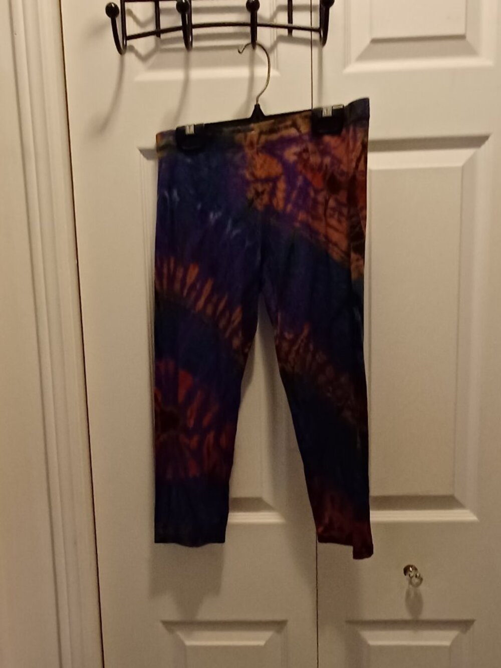 Culture Shop, Tie-Dyed, Multi-coloured, Stretch, Capri Leggings, Large, NWOT